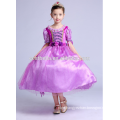 Children Frocks Designs Party Girls Birthday Dresses Purple Christmas Party Little Girl